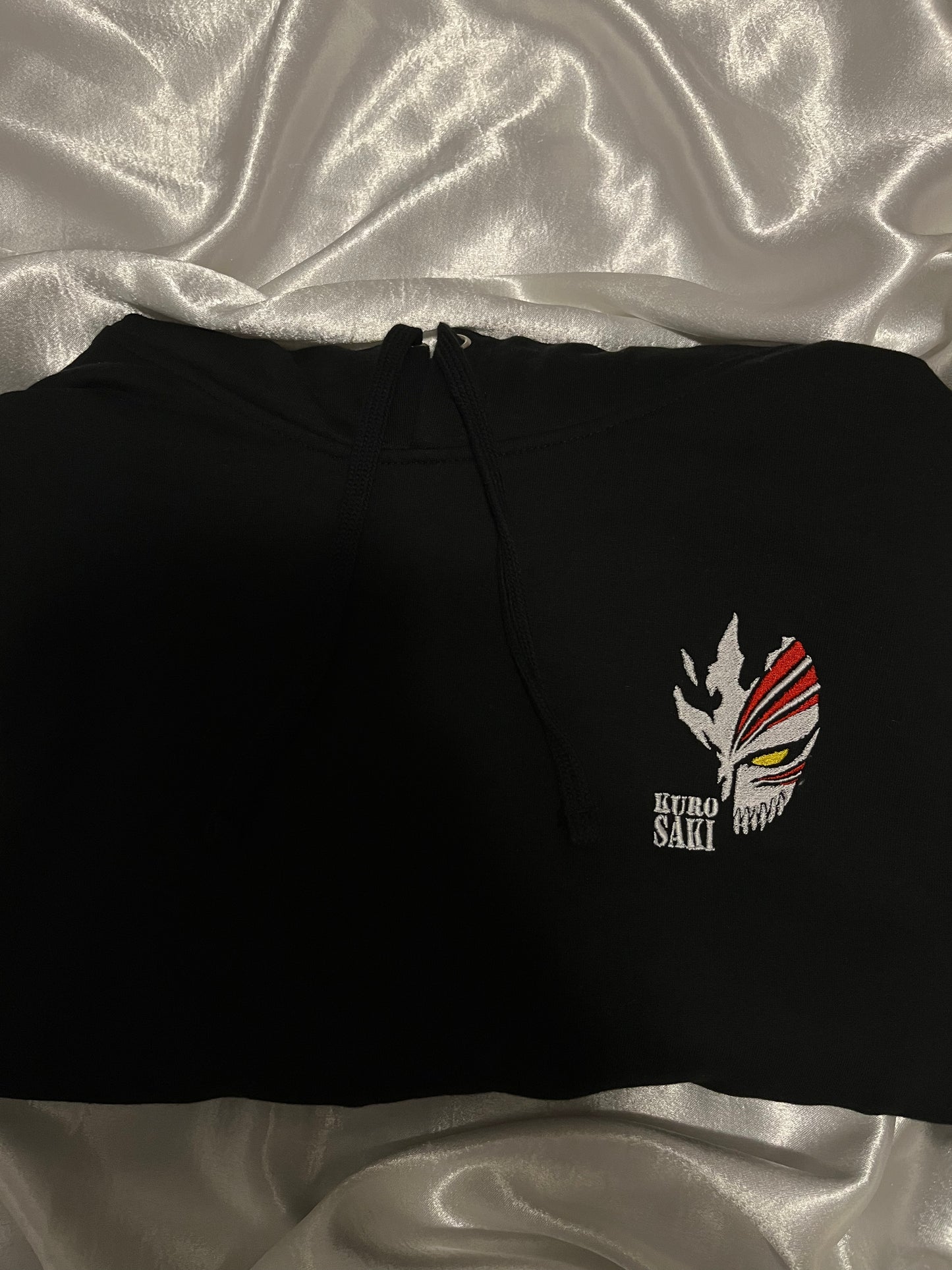 BLCH Anime Blackout Embroidered Hoodie